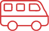 Red bus icon