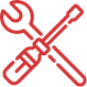 red tools icon